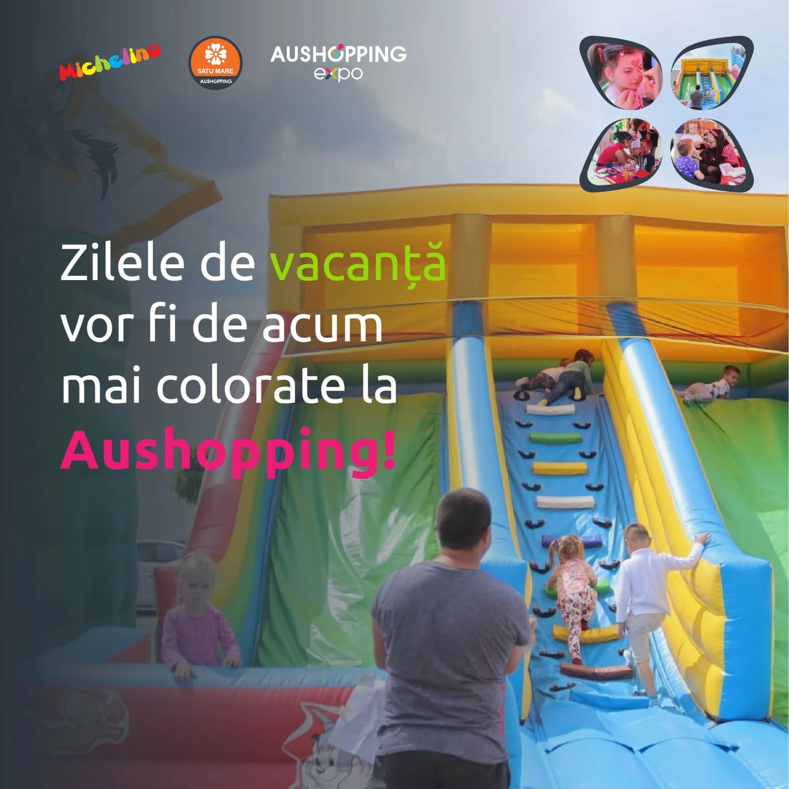 Zilele de vacanță vor fi de acum și mai colorate la Aushopping!